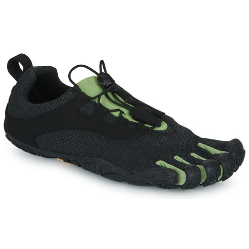 Sapatos Homem Calçado de mulher a menos de 60 Vibram Fivefingers V-RUN RETRO Preto / Verde