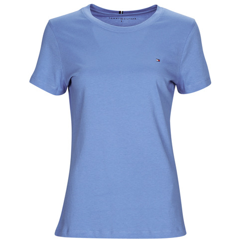 Terosso Mulher T-Shirt mangas curtas Tommy Hilfiger NEW CREW NECK TEE Azul