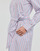 Textil Mulher Damengürtel Tommy Hilfiger Th Outline 2.5 AW0AW13914 0GY ORG CO GBL STP KNEE SHIRT DRESS Branco
