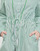 Textil Mulher van Tommy Jeans Nora Skinny Worn In ORG CO STRIPE MIDI SHIRT-DRESS Branco / Verde
