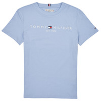 Textil Criança T-Shirt mangas curtas Tommy Hilfiger U ESSENTIAL Azul