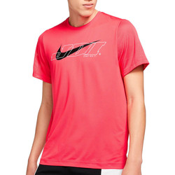 Teclip Homem T-Shirt mangas curtas Nike  Vermelho