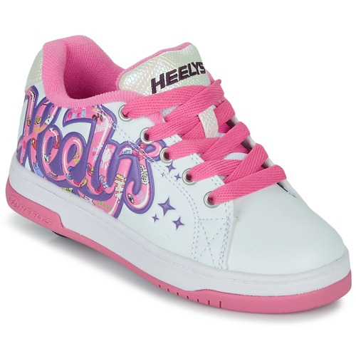 Sapatos Rapariga L 40 cm - 45 cm Heelys SPLIT Branco / Rosa