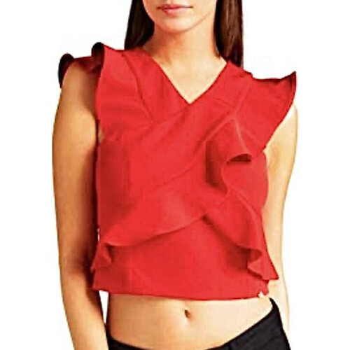 Textil Mulher T-shirts e Pólos Guess  Vermelho