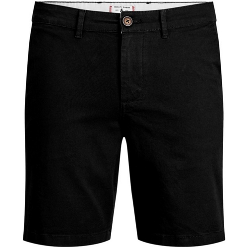 Textil Rapaz Shorts / Bermudas Emporio Armani EA7 12212400 JPSTBASIC CHINO SHORTS AKM JNR BLACK Preto