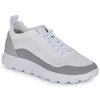 Sapatos Homem Sapatilhas Geox U SPHERICA Branco / Cinza / Prata