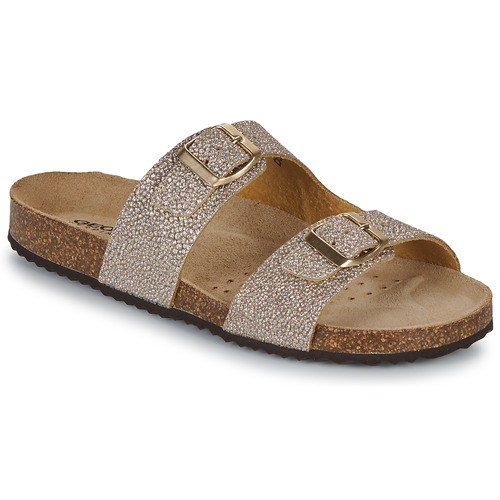 Sapatos Mulher Chinelos Geox D BRIONIA Bege