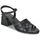 Sapatos Mulher Sandálias Regard ET.EPI CRUST BLACK 2203 Preto