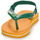 Sapatos Criança Chinelos Havaianas BABY BRASIL LOGO Amarelo / Verde