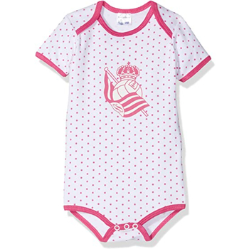 Textil Criança Pijamas / Camisas de dormir Real Sociedad Body corto Rosa