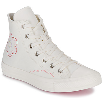 Sapatos Mulher Sapatilhas de cano-alto City Converse CHUCK TAYLOR ALL STAR HI Branco / Multicolor