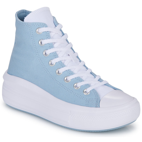 Sapatos Mulher Les Petites Bomb Converse CHUCK TAYLOR ALL STAR MOVE CX PLATFORM HI Azul / Branco