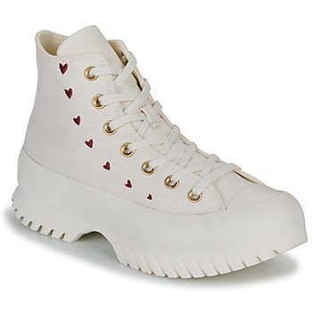Sapatos Mulher Converse Chuck Taylor Pro Ox 'Cream Suede' Converse CHUCK TAYLOR ALL STAR LUGGED 2.0 HI Branco / Vermelho