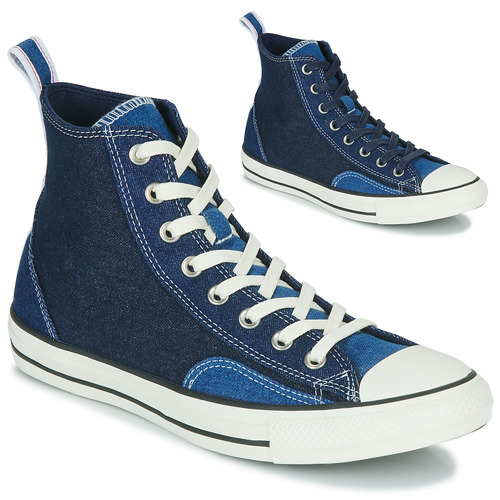 Sapatos Homem Sapatilhas de cano-272786C Converse CHUCK TAYLOR ALL STAR HI Azul / Branco