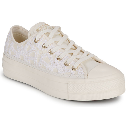 Sapatos Mulher Sapatilhas Converse CHUCK TAYLOR ALL STAR LIFT-WHITE/EGRET/EGRET Branco