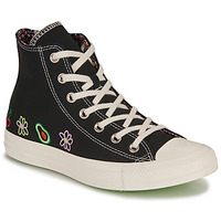 Sapatos Mulher Sapatilhas de cano-alto Converse CHUCK TAYLOR ALL STAR-FESTIVAL- JUICY GREEN GRAPHIC Preto / Multicolor