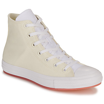 Sapatos Mulher Converse Chuck Taylor All Sat Cx High Top 167807C shoes Converse CHUCK TAYLOR ALL STAR MARBLED-EGRET/CHEEKY CORAL/LAWN FLAMINGO Branco / Bege