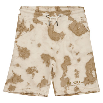 Textil Rapaz Shorts / Bermudas Kaporal PYO DIVERSION Camel / Branco