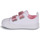 Sapatos Rapariga Sapatilhas Converse pares CHUCK TAYLOR ALL STAR 2V EASY-ON GLITTER STRAP OX Branco / Rosa