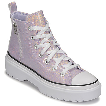 Sapatos Rapariga Sapatilhas de cano-alto Converse CHUCK TAYLOR ALL STAR LUGGED LIFT PLATFORM GLITTER HI Violeta