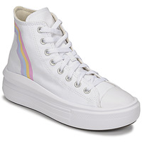 Sapatos Rapariga Lyle & Scott Converse CHUCK TAYLOR ALL STAR MOVE PLATFORM RAINBOW CLOUD HI Branco / Multicolor