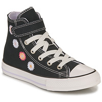 Sapatos Rapariga Sapatilhas de cano-alto Converse flyknit CHUCK TAYLOR ALL STAR 1V-BLACK/SUNRISE PINK/VAPOR VIOLET Preto / Multicolor