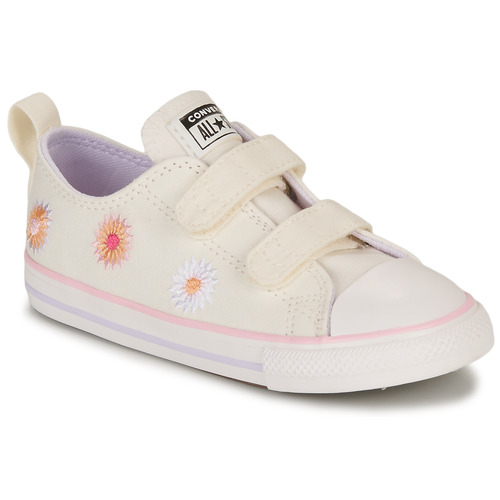 Sapatos Rapariga Sapatilhas Converse CHUCK TAYLOR ALL STAR 2V-EGRET/VINTAGE WHITE/SUNRISE PINK Branco
