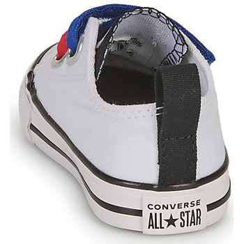 Converse INFANT CONVERSE CHUCK TAYLOR ALL STAR 2V EASY-ON SUMMER TWILL LO Branco / Azul / Vermelho