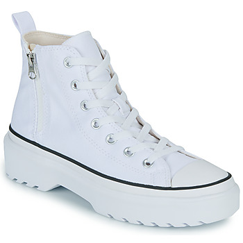 Sapatos Rapariga Sapatilhas de cano-alto Converse CHUCK TAYLOR ALL STAR LUGGED LIFT PLATFORM CANVAS HI Branco