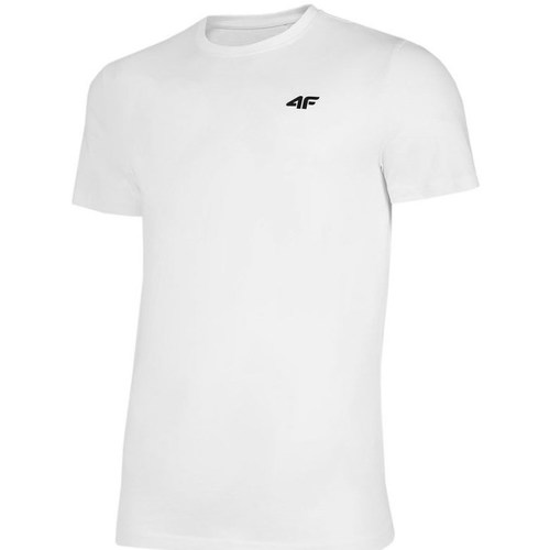 Textil Homem T-Shirt mangas curtas 4F TSM352 Branco