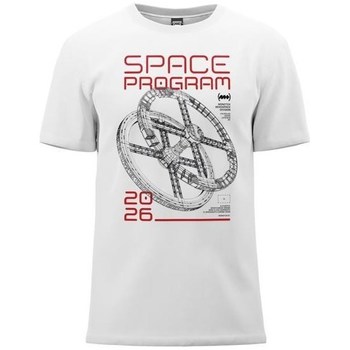 Textil Homem T-Shirt mangas curtas Monotox Space Program Branco