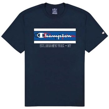 Textil Homem T-Shirt mangas curtas Champion 217278BS503 Marinho