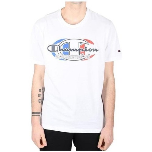 Textil Homem T-Shirt mangas curtas Champion 217279WW001 Branco