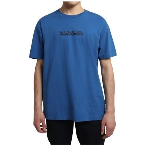 Textil Homem T-Shirt mangas curtas Napapijri Sbox 3 Azul
