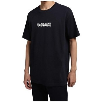 Textil Homem T-Shirt mangas curtas Napapijri Sbox 3 Preto
