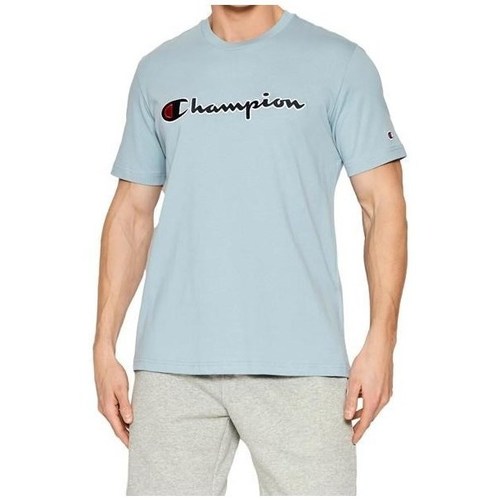 Textil Homem T-Shirt mangas curtas Champion 217814BS096 Azul