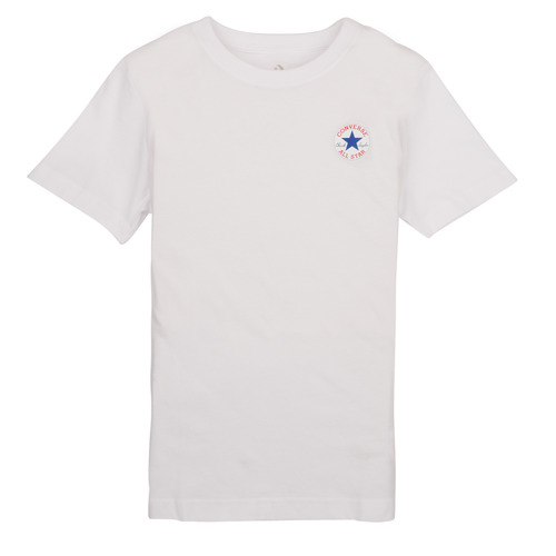 Textil Rapaz T-Shirt mangas curtas Converse navy SS PRINTED CTP TEE Branco