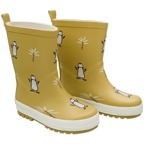 Sapatos Criança Botas Fresk Galochas Penguin - Mustard Amarelo