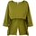 Textil Mulher Tops / Blusas Wendy Trendy Top 110809 - Olive Verde