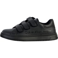 Sapatos Sapatilhas Calvin Klein Jeans Pantaloni cargo nero bianco 200697 Preto