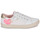 Sapatos Rapariga Sapatilhas Geox J GISLI GIRL B Branco / Rosa