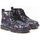 Sapatos Criança Sapatos & Richelieu Bubble Kids Botines  Palabras de Colores A3544-L Negro Preto