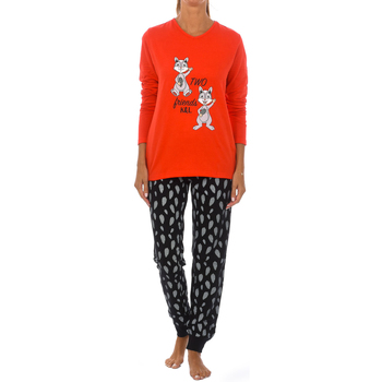 Textil Mulher Pijamas / Camisas de dormir Kisses And Love KL45188 Vermelho