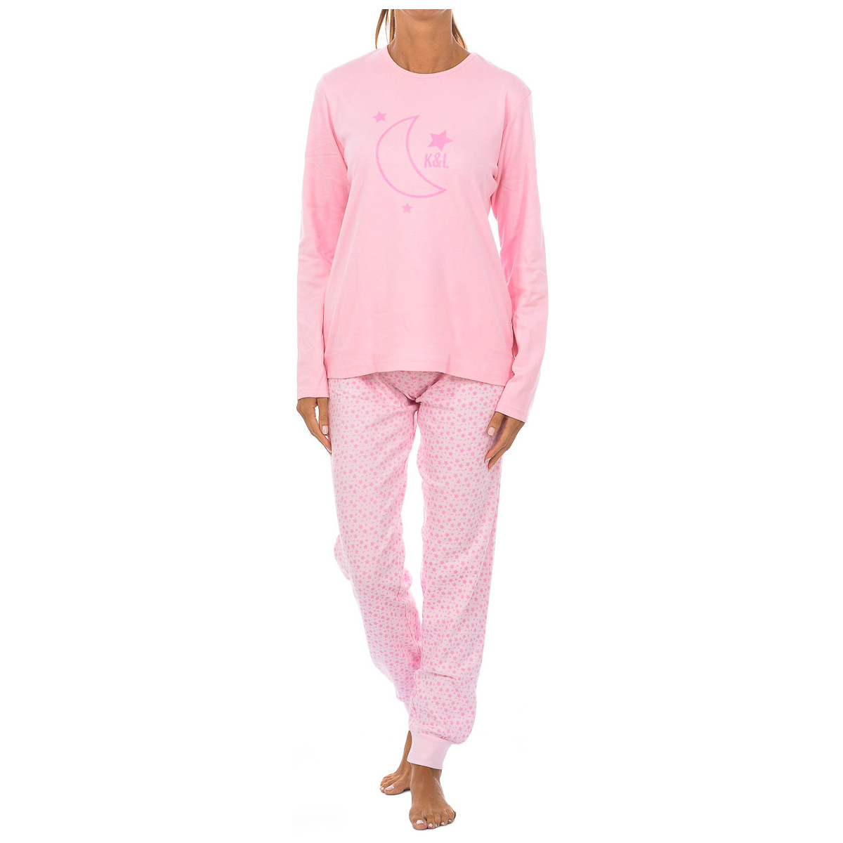 Textil Mulher Pijamas / Camisas de dormir Kisses&Love KL45192 Multicolor