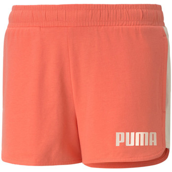 Textil Rapariga Shorts / Bermudas Puma mit  Laranja