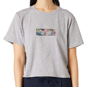 Textil Mulher T-shirts e Pólos Teddy Smith  Cinza