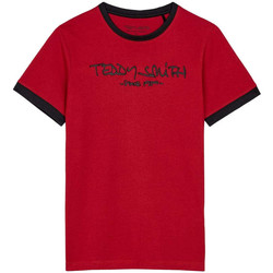 Textil Rapaz T-shirts e Pólos Teddy Smith  Vermelho