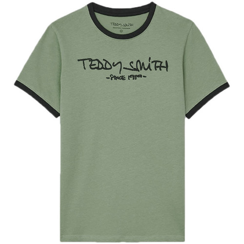 Textil Rapaz T-shirts e Pólos Teddy Smith  Verde