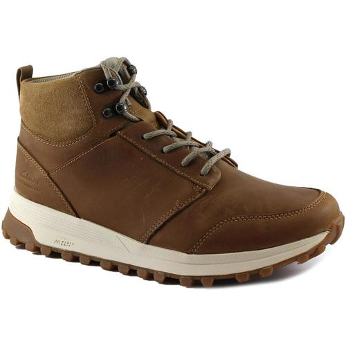 Sapatos Homem Sapatilhas de cano-alto Clarks CLA-I22-ATLTREK-TA Castanho