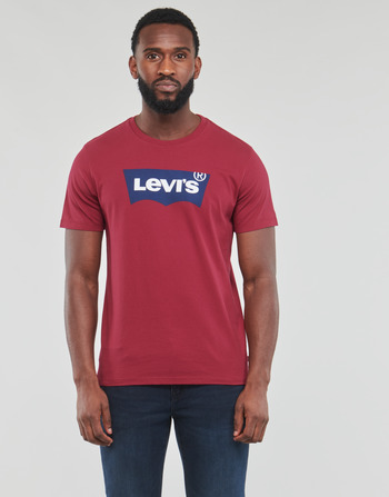Levi's logo-patch sleeve hoodie Schwarz